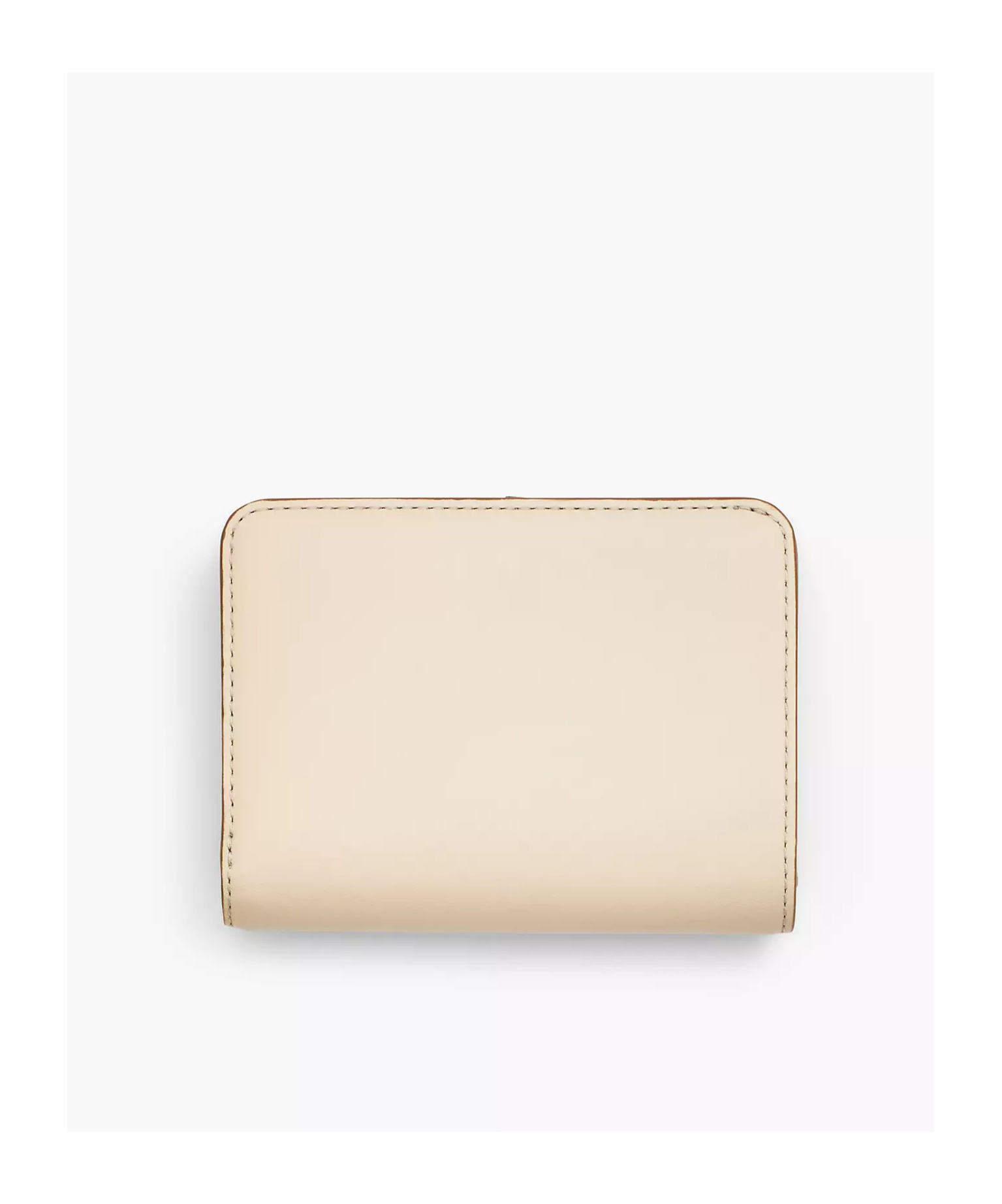 Shop Marc Jacobs The Leather J Marc Mini Compact Wallet In White
