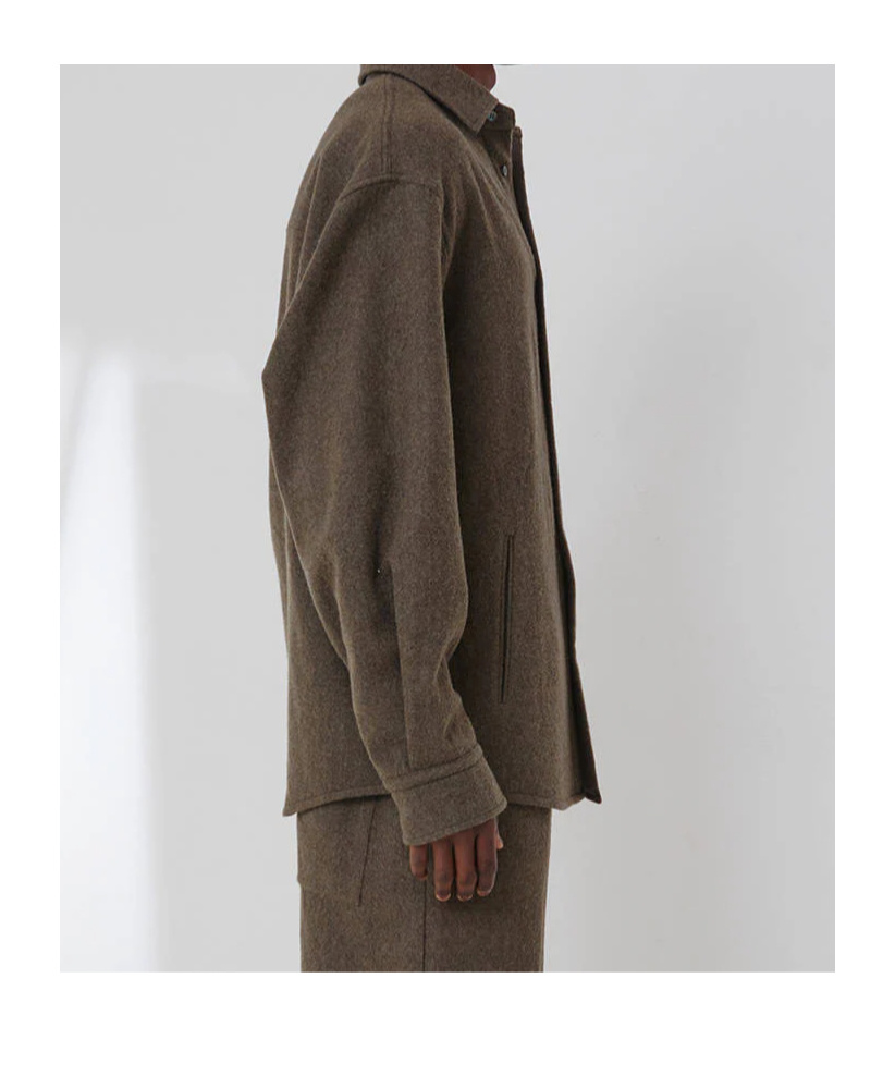 Darkpark Keanu Japanese Shirt In Brown