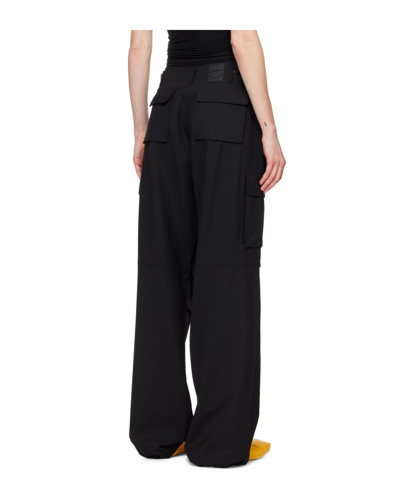 Coperni Tailored Overalls Casual Pants In Black