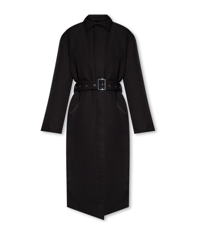 Samsoe & Samsoe Long-sleeved Coat In Black