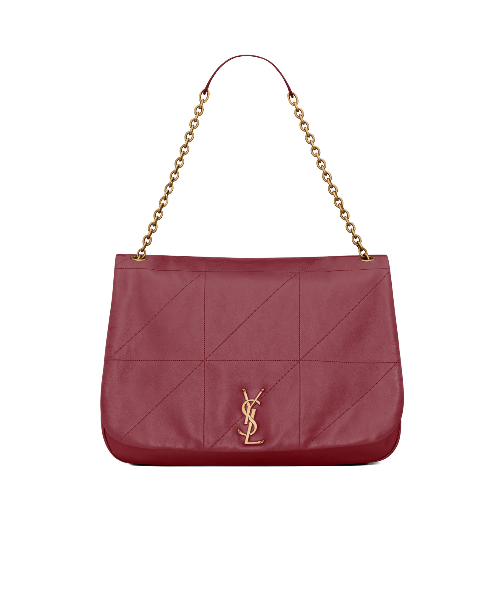 Saint Laurent Jamie 4.3 Logo Plaque Shoulder Bag In Red