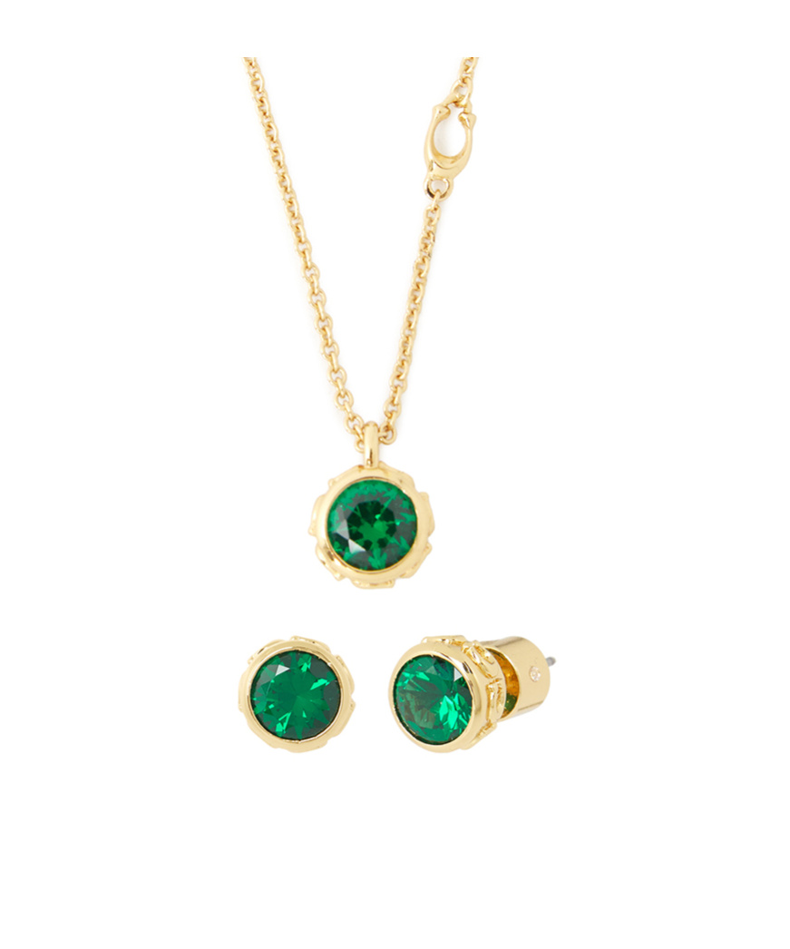 Coach Ecklace Earring Set