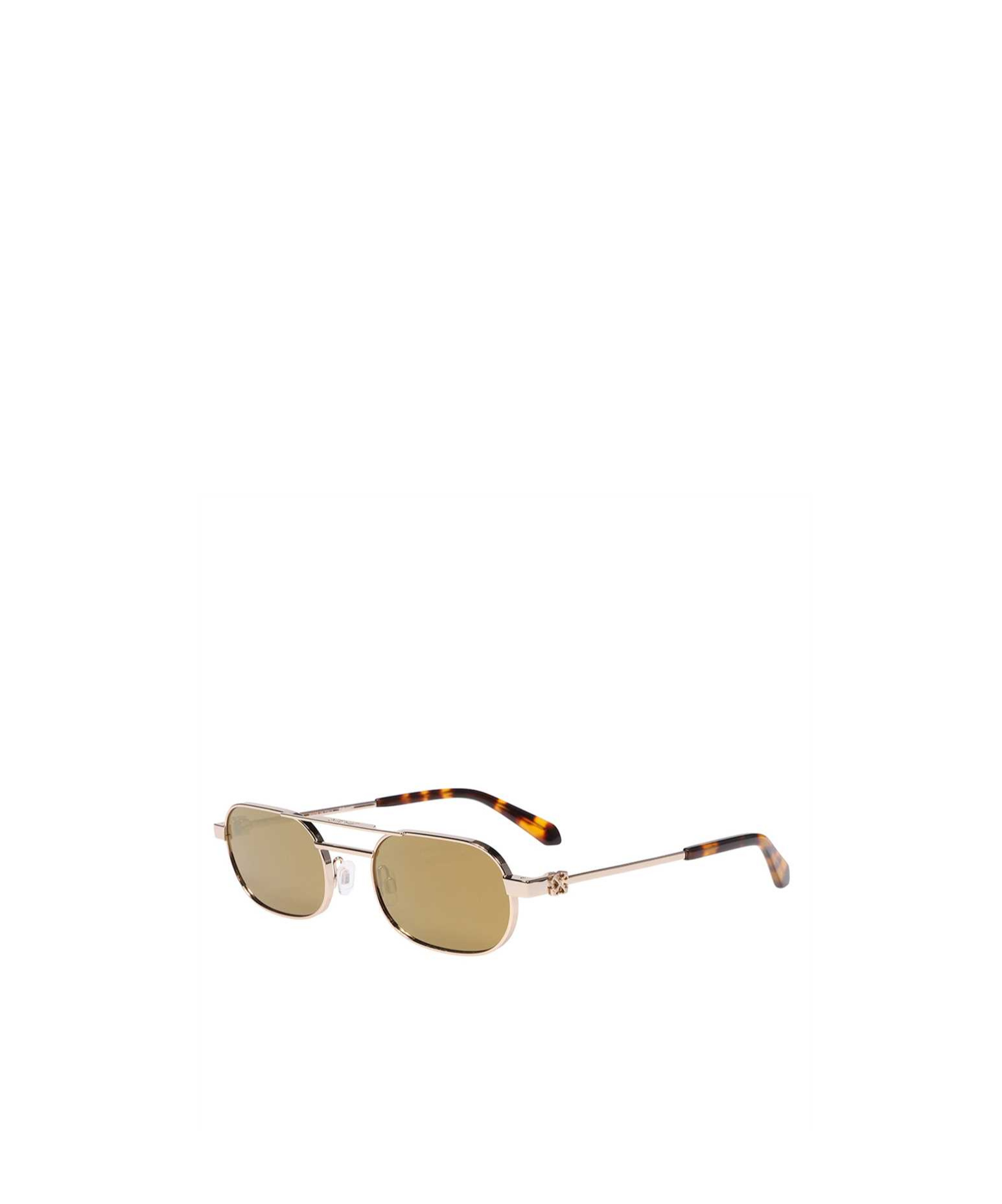 Off-white Vaiden Oval Frame Sunglasses In Nude