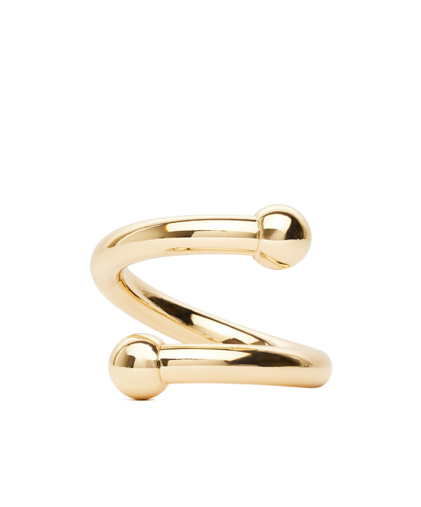 Sportmax Metallic Twist Bracelet In Gold