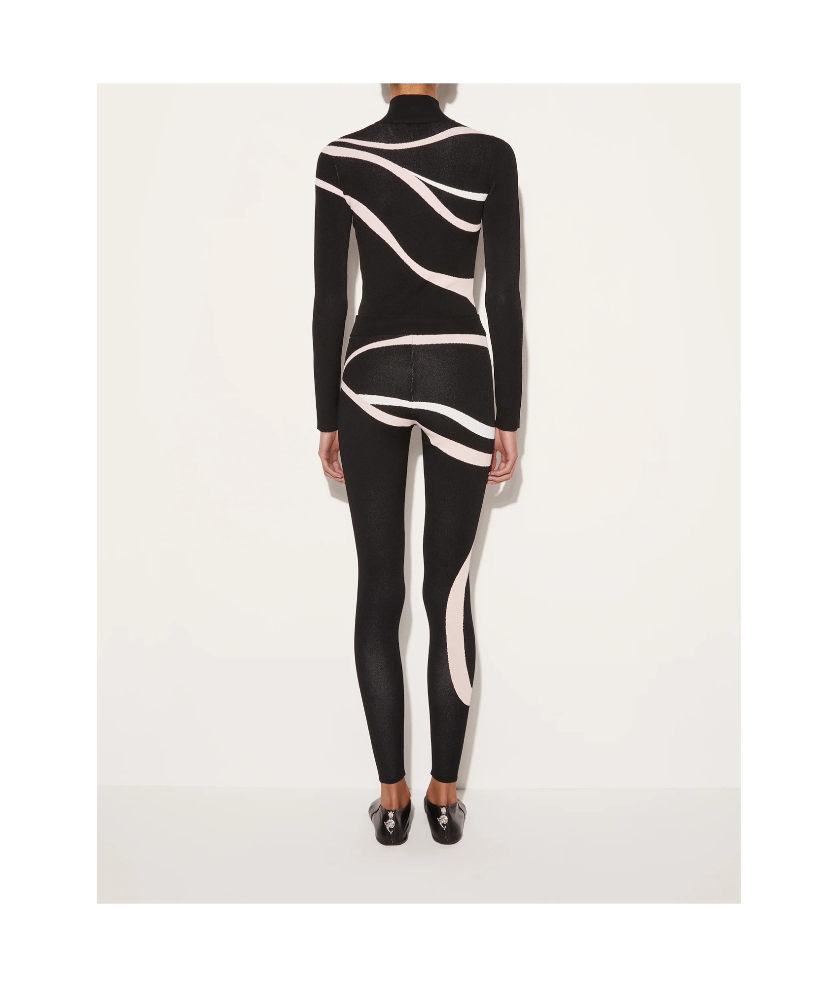 Pucci Marmo-jacquard Performance Leggings In Black