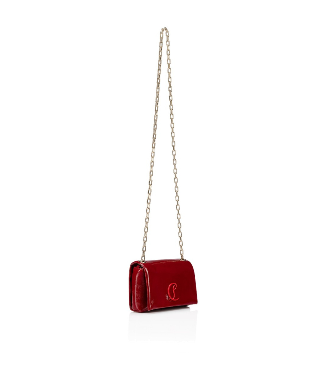 Shop Christian Louboutin Louibi54 Clutch Bag In Red