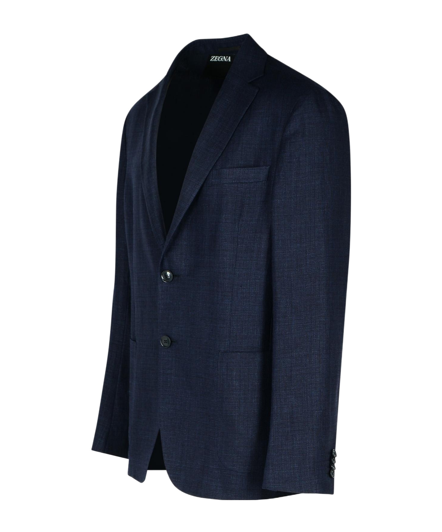 Shop Zegna Single-breasted Tailored Blazer In Black