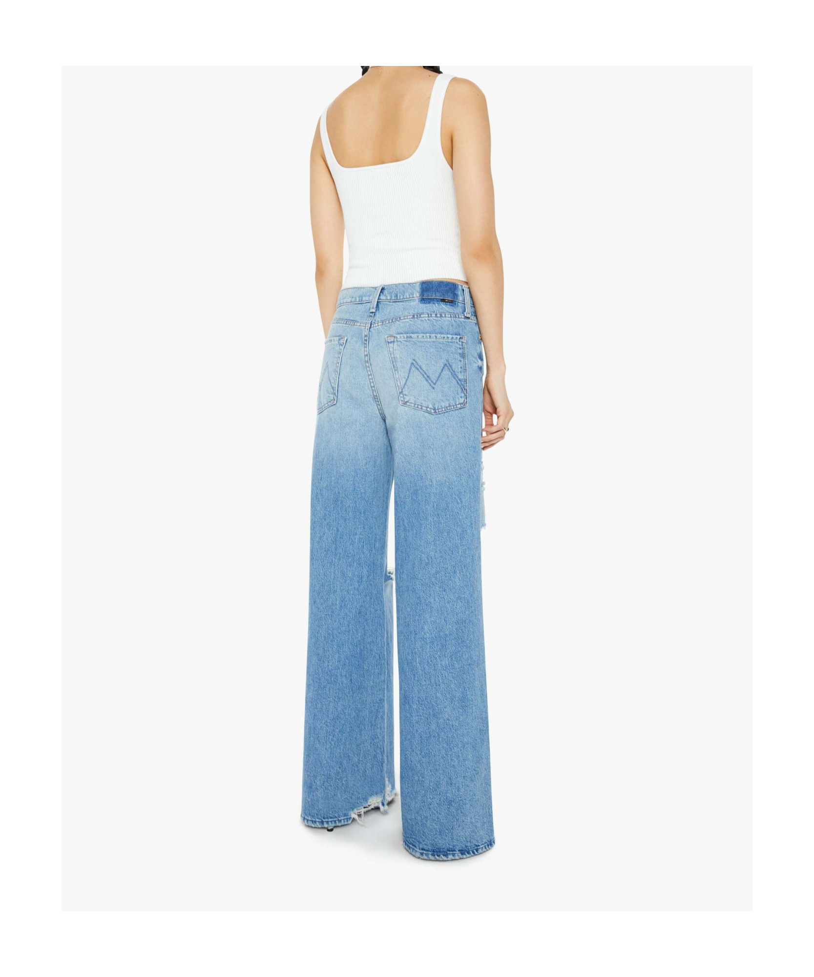 Mother Belt-loop Jeans In Blue