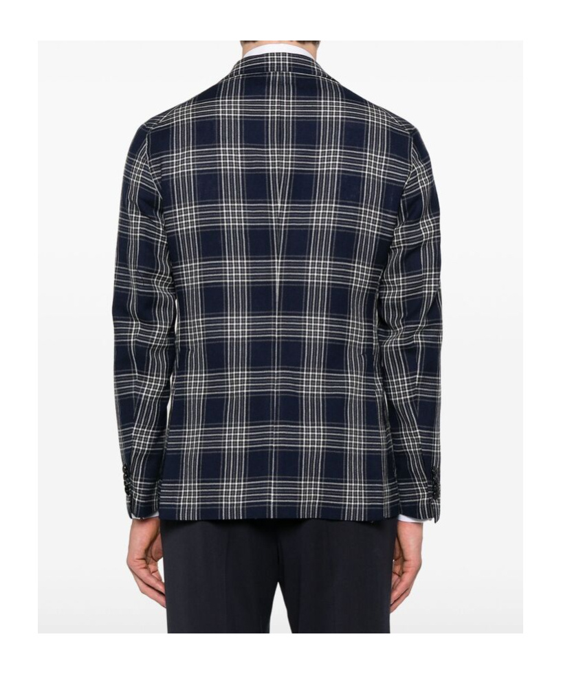 Tagliatore Long-sleeved Suit Coat In Black