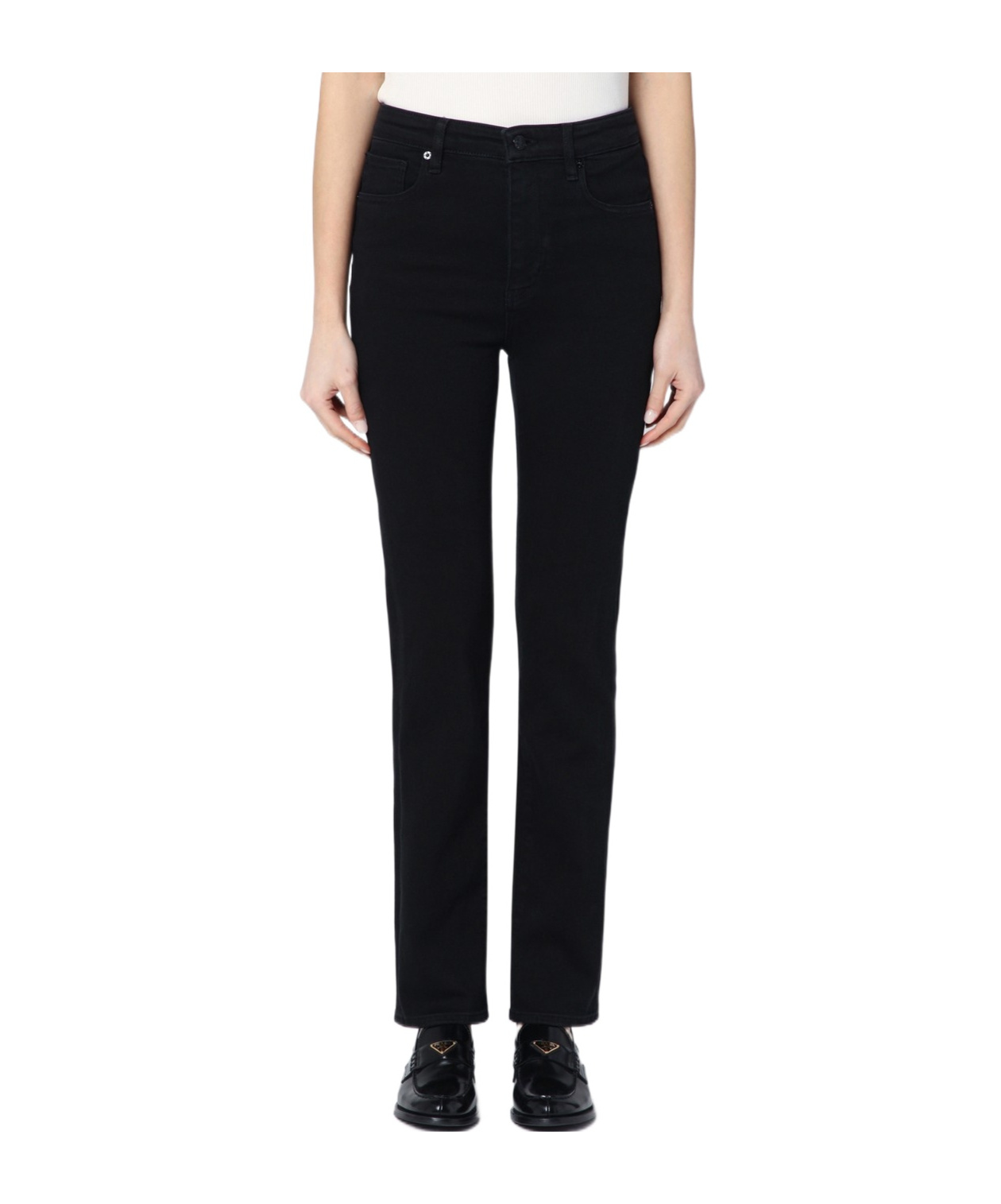 Frame Straight Jeans In Black