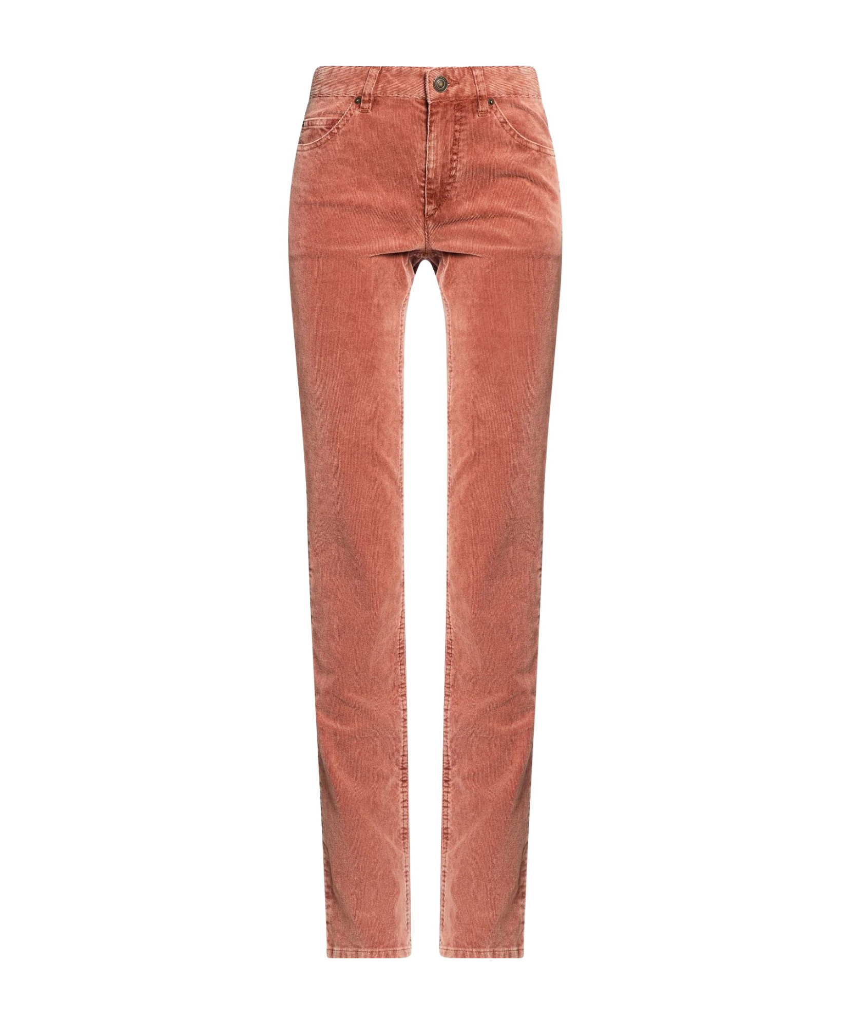 Isabel Marant Étoile Straight Corduroy Trousers In Brown