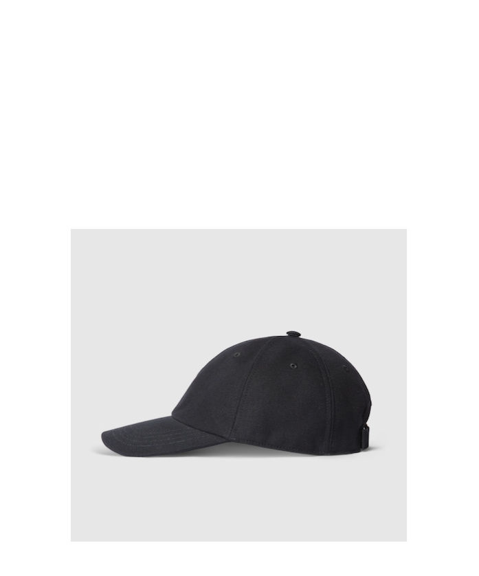 Gucci Logo-lettering Canvas Cap In Black
