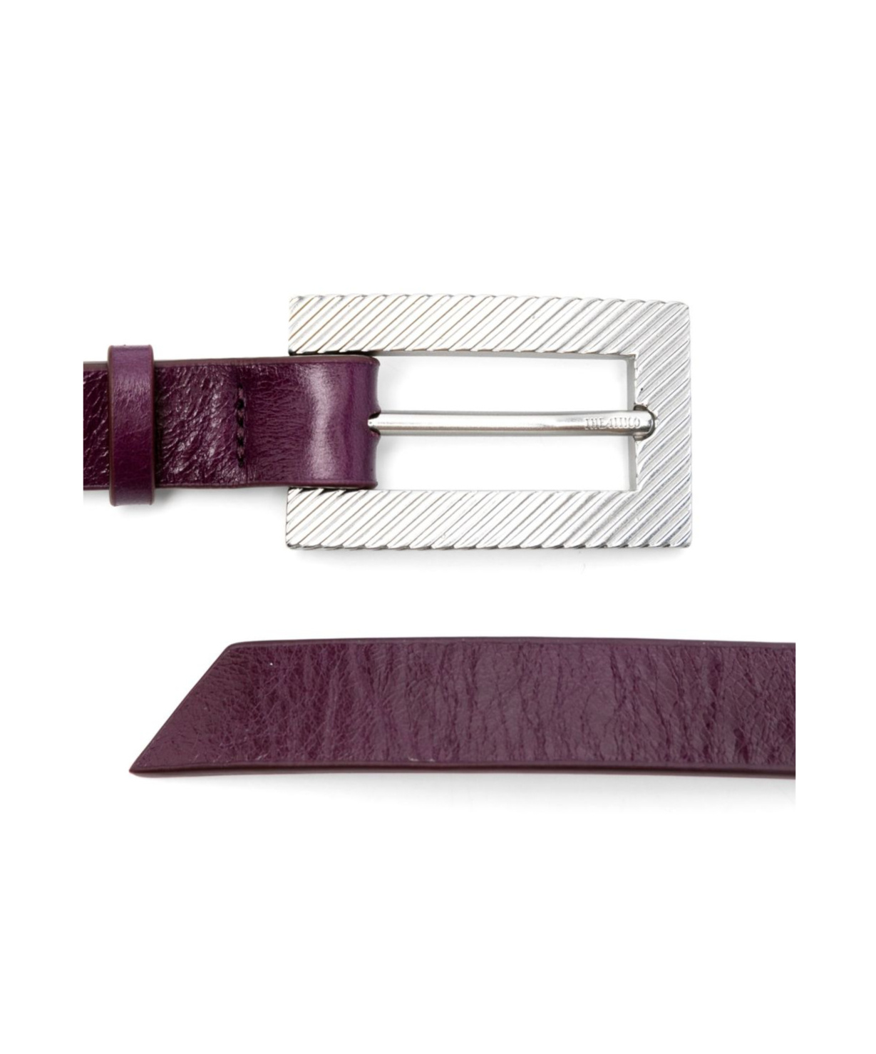 Attico Adjustable Waist Belt In Purple