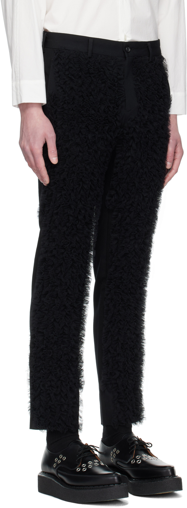 COMME DES GARÇONS BELT LOOPS SLACKS 