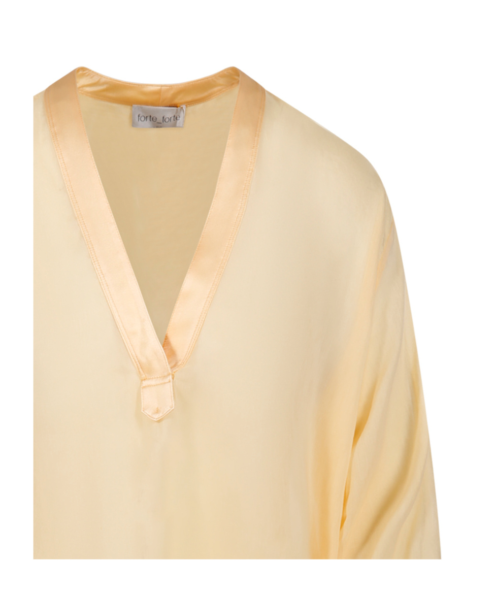Forte Forte Lightweight Loose Fit V-neck Blouse