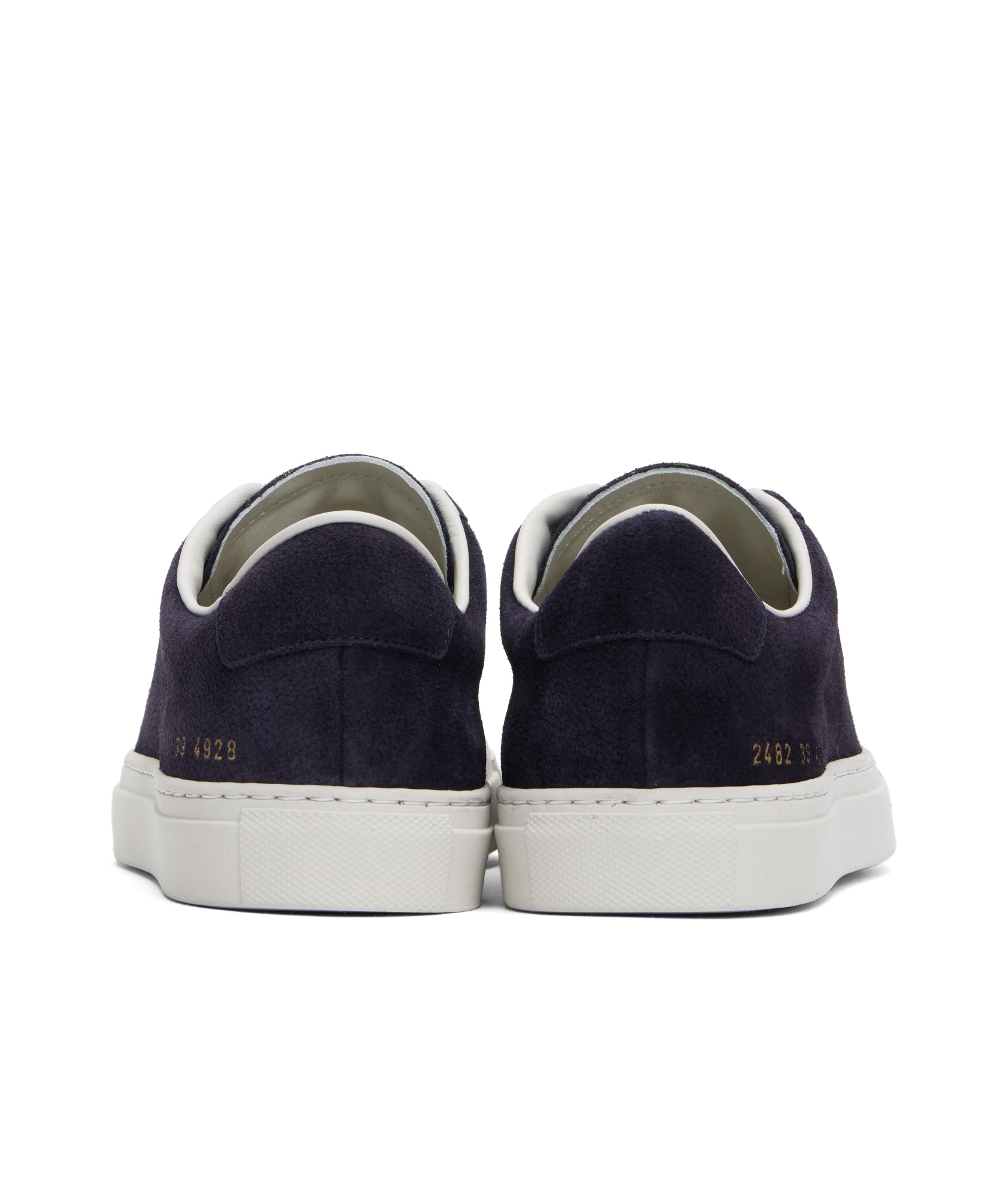 Common Projects Men's Retro Suede Low-top Sneakers In Blue