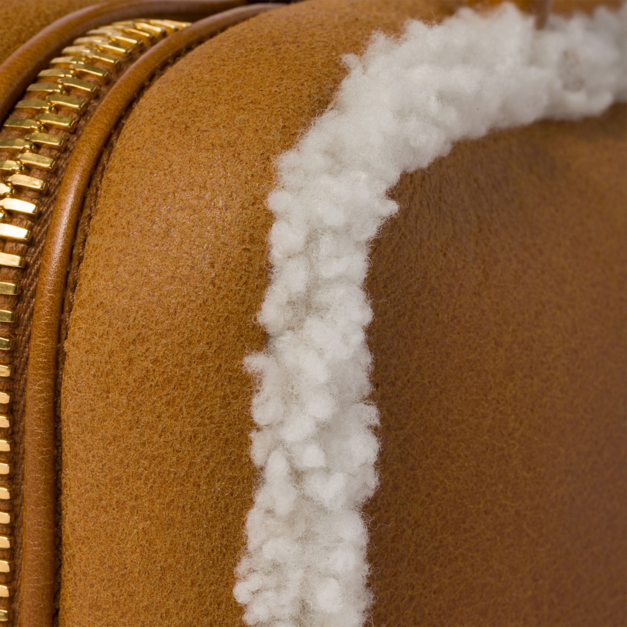 Miu Miu Arcadie Shearling Top-handle Bag