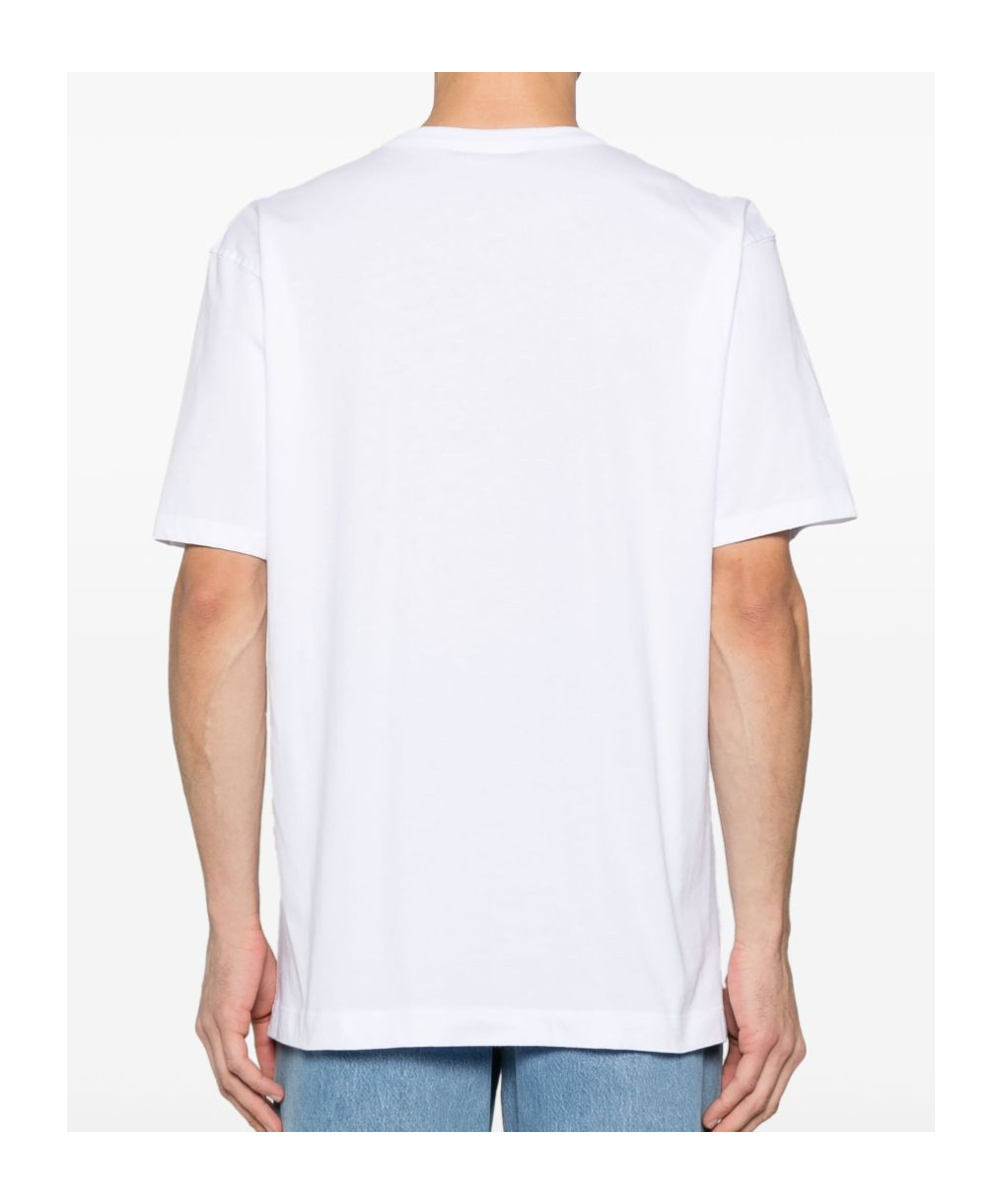 Dries Van Noten White Oversized Cotton T-shirt In White