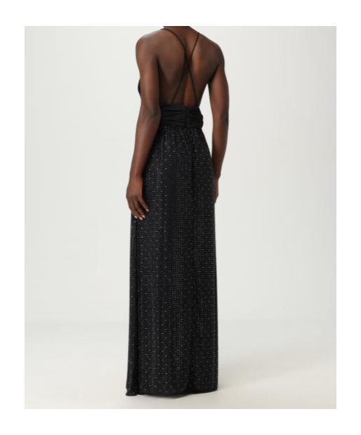 Emporio Armani Suspender Dress In Black