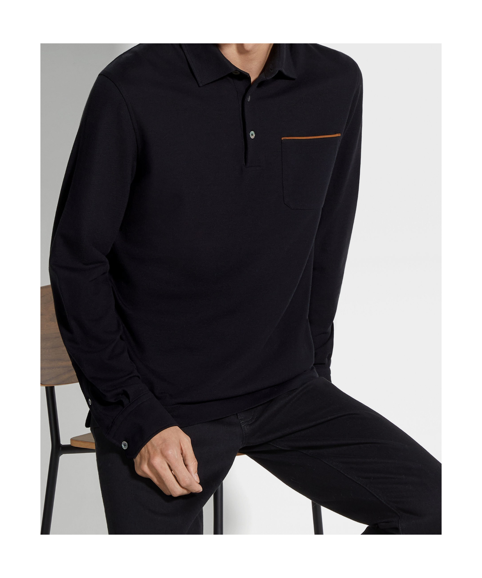ZEGNA COTTON POLO SHIRT