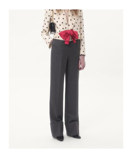 Valentino Belt-loop Casual Pants In Black