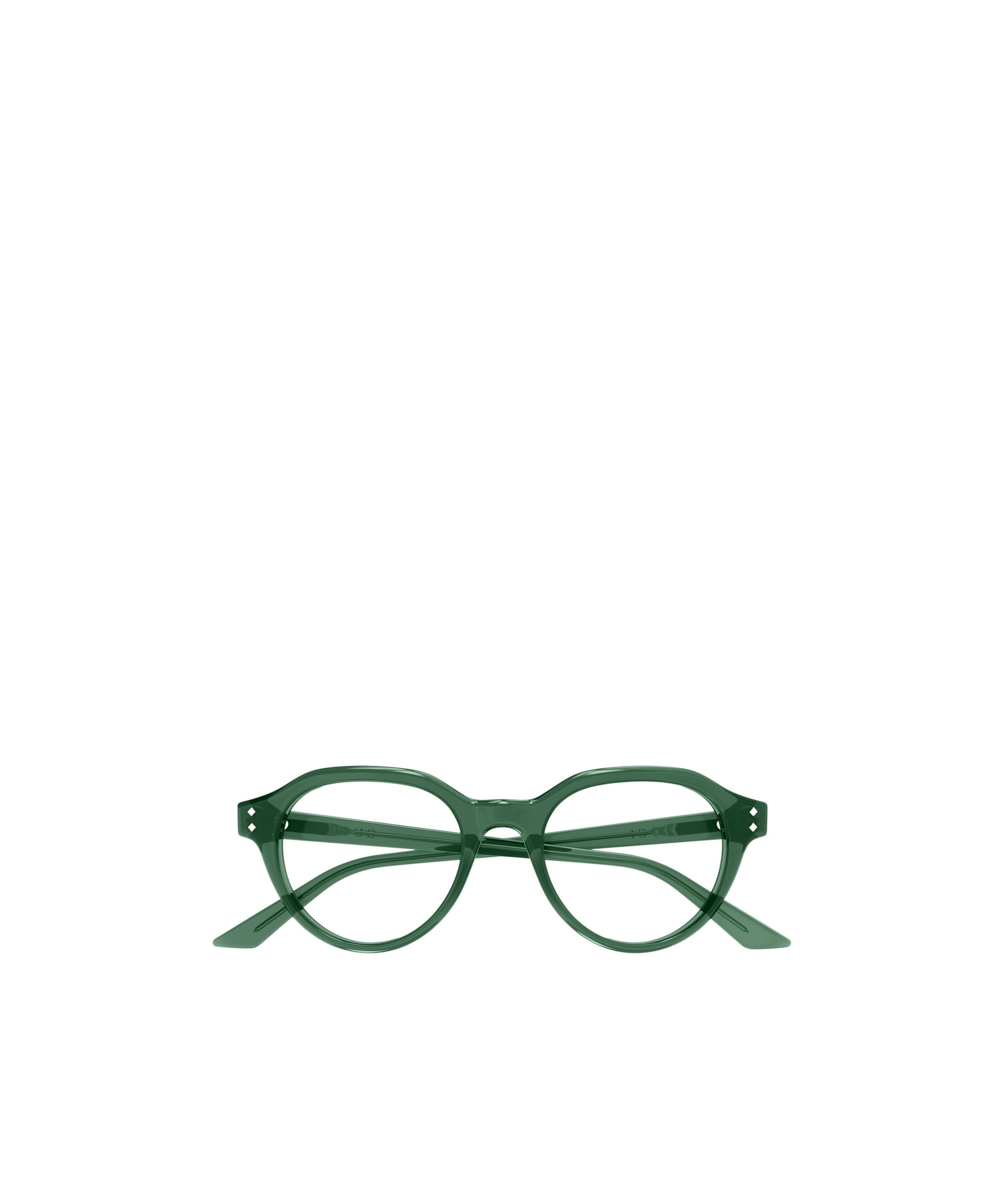 Gucci Eyewear Round Frame Glasses In Green