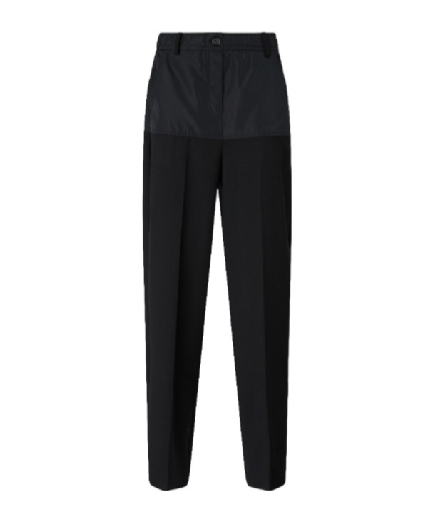Pinko Panelled-design Trousers In Black