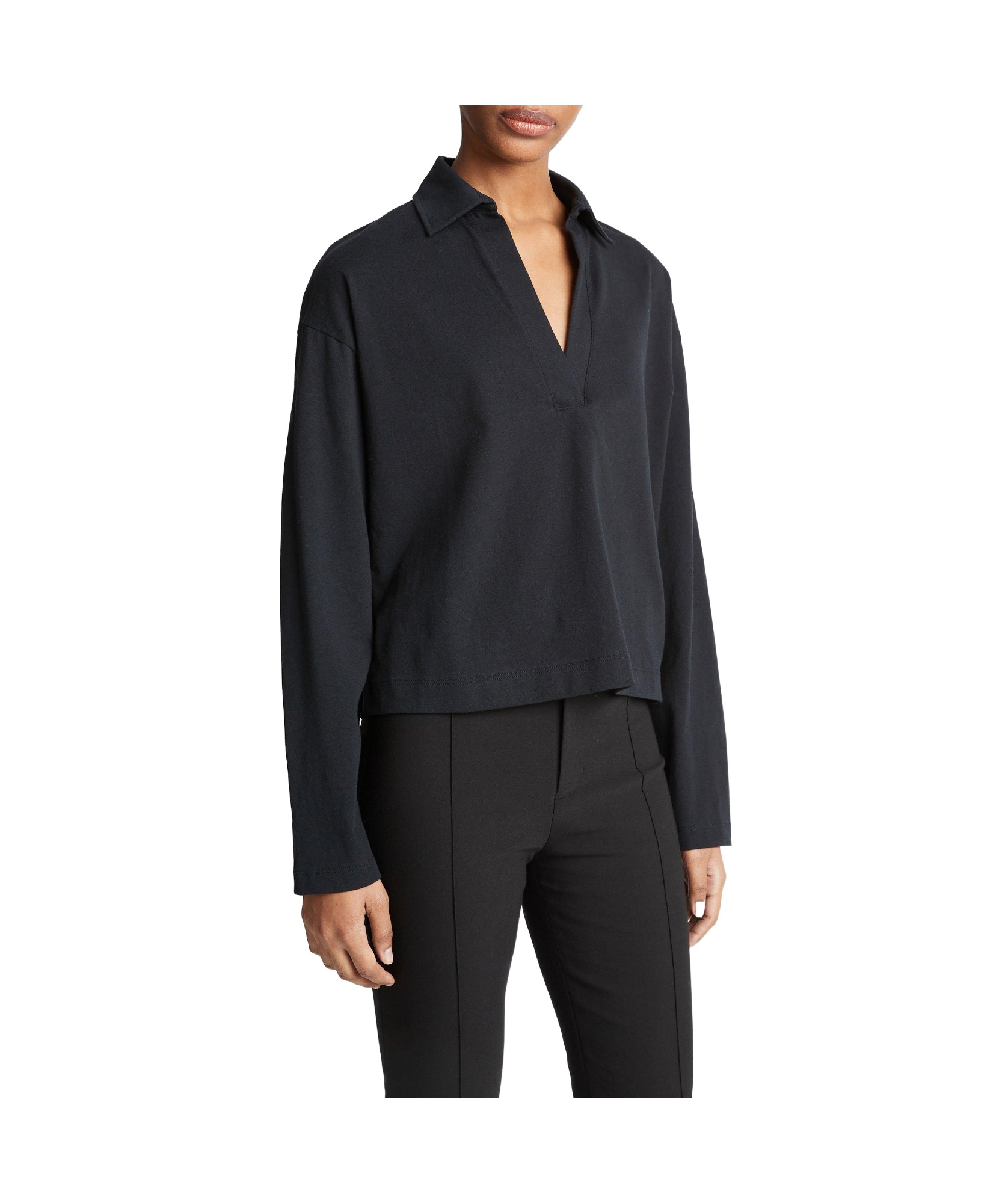 Vince Long-sleeved Polo Shirt