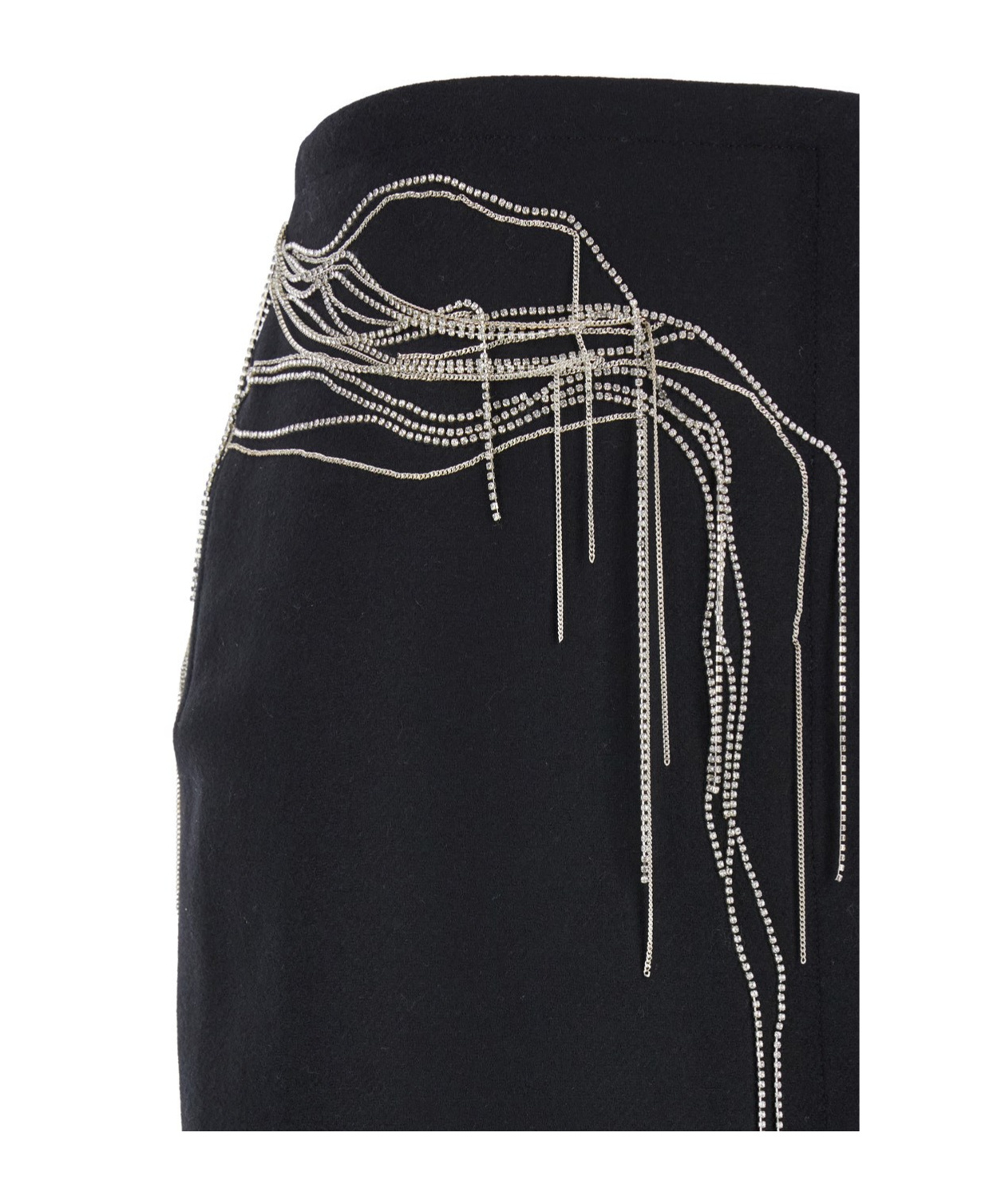 DRIES VAN NOTEN MID-WAIST SKIRT