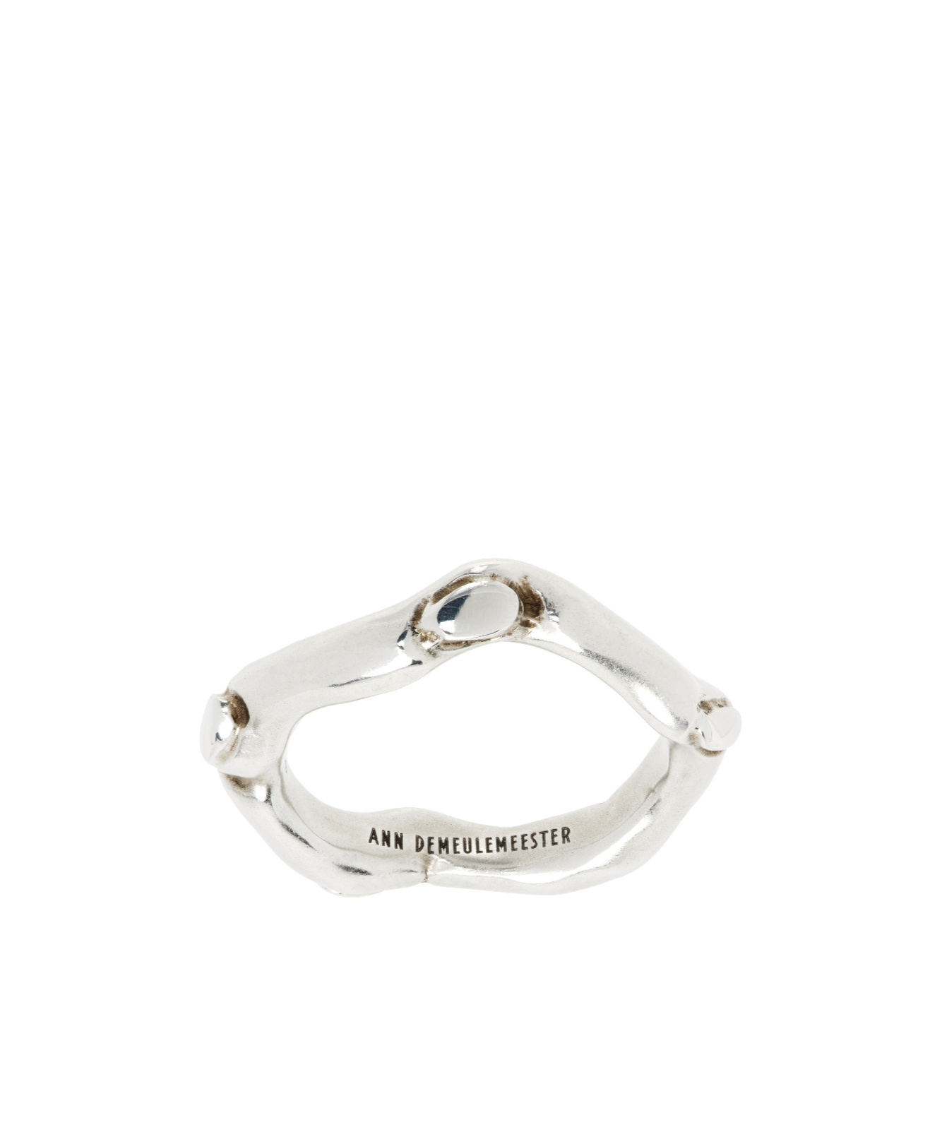 Ann Demeulemeester Emi Futuristic Thorn Ring In Silver