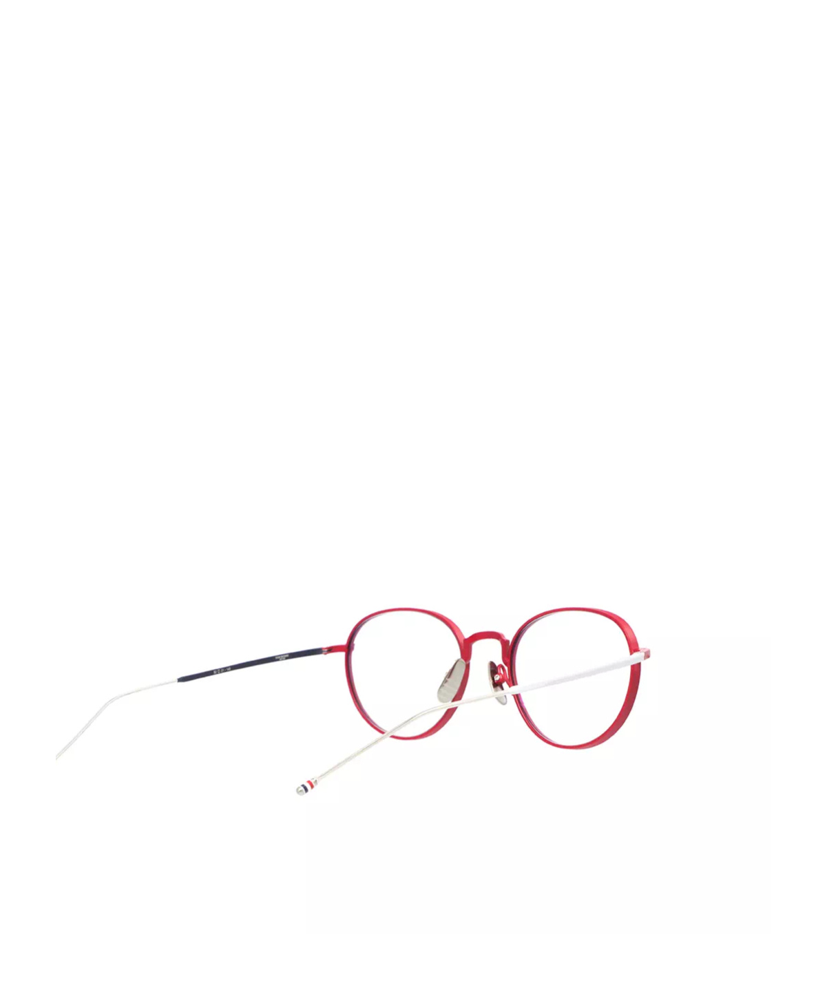 Thom Browne Logo Flat Mirror In Red