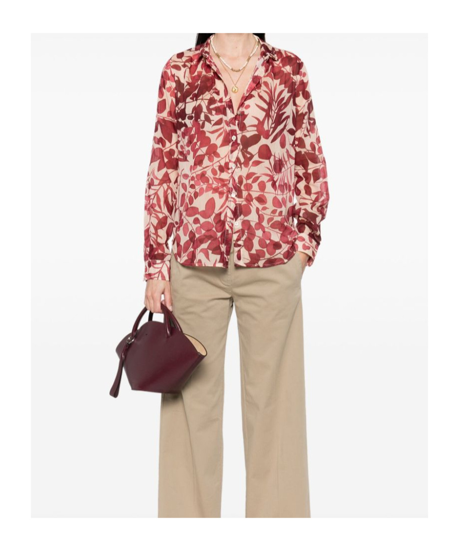 Shop Forte Forte Printed Shirt In Pink