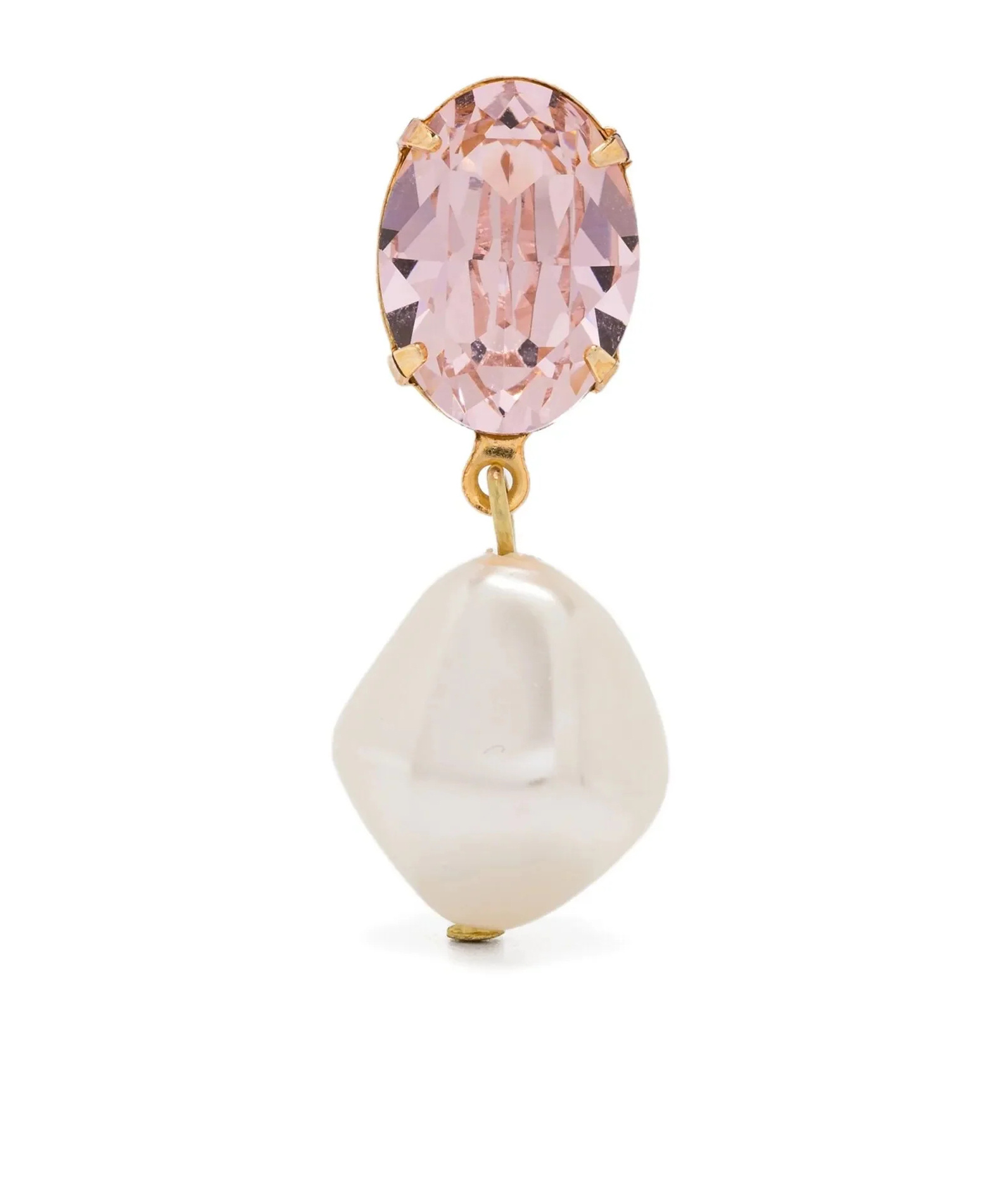 Jennifer Behr Crystal Pearl Earrings In White
