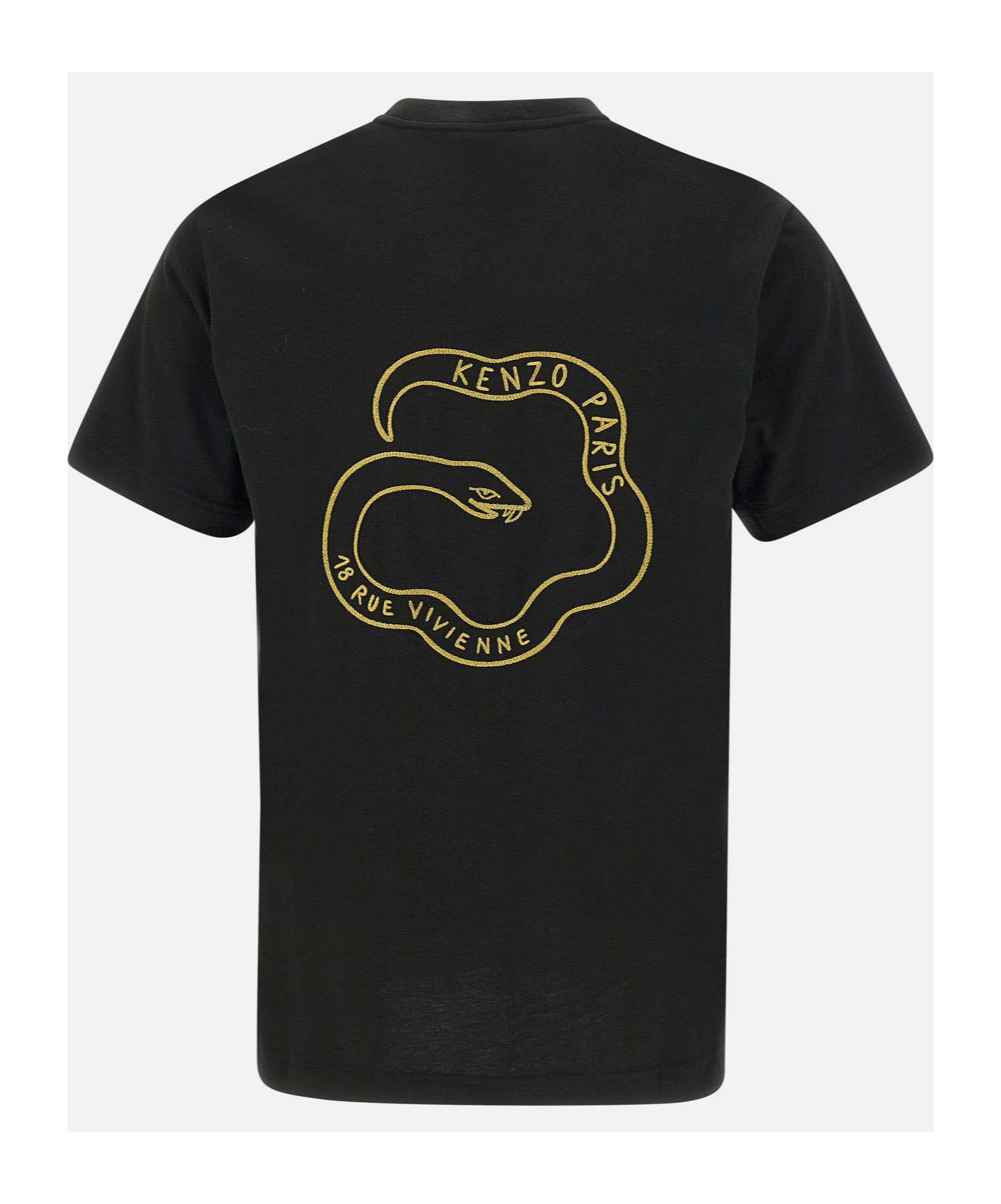 KENZO KENZO YEAR OF THE SNAKE EMBROIDERED T-SHIRT