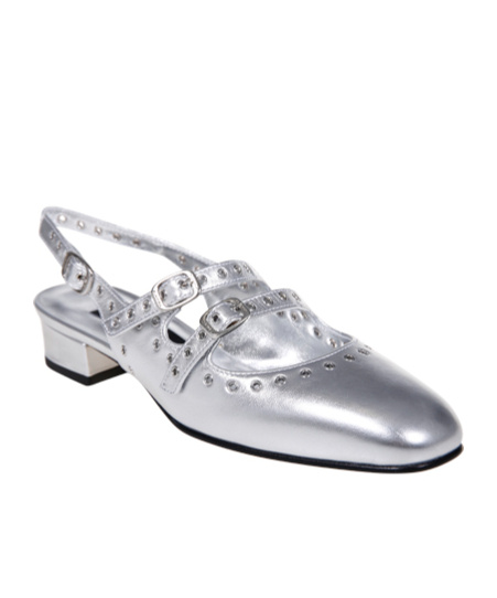 Shop Carel Paris Square-headed Sandals In Gray