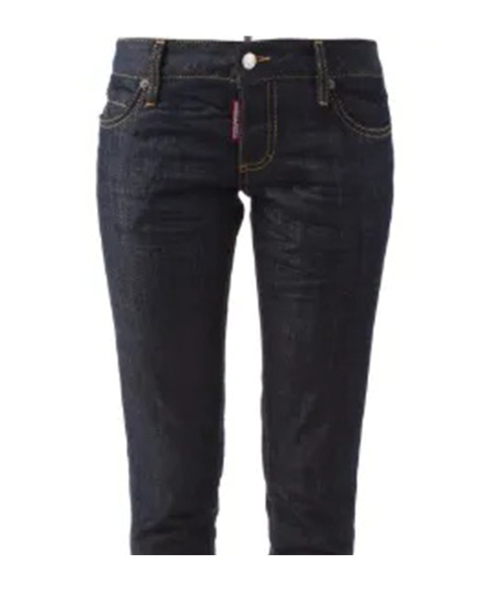 Dsquared2 Belt Loops Jeans In Blue