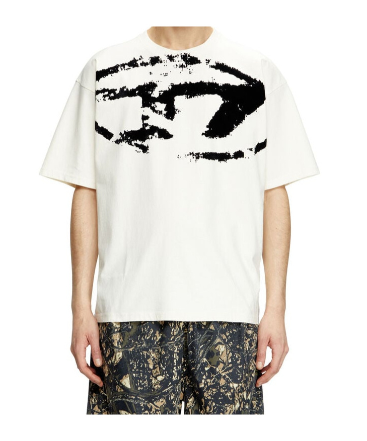 Diesel Short-sleeved T-shirt In White