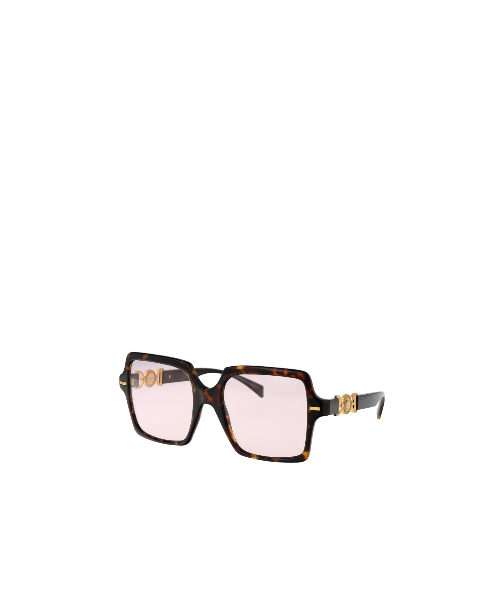 Shop Versace Eyewear Square Frame Sunglasses In Pink