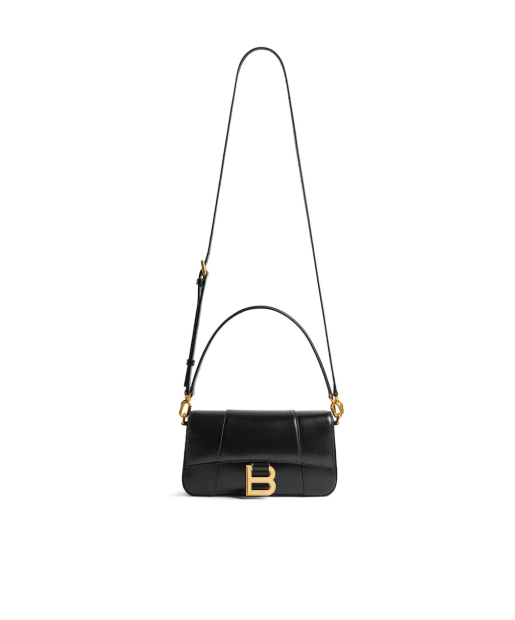 Balenciaga Hourglass Sling Small Shoulder Bag In Black