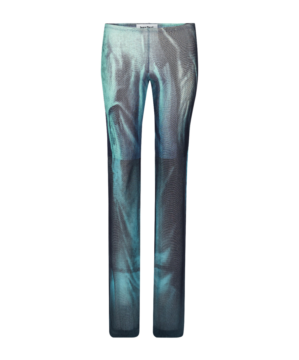 Jean Paul Gaultier Abstract-print Trousers In Blue