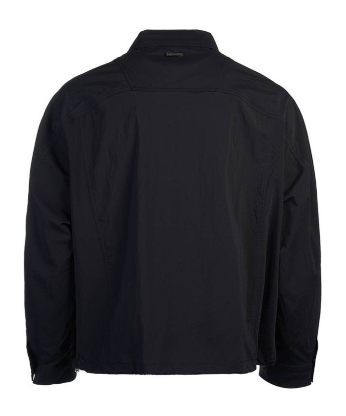 Solid Homme Long-sleeved Casual Jacket In Black