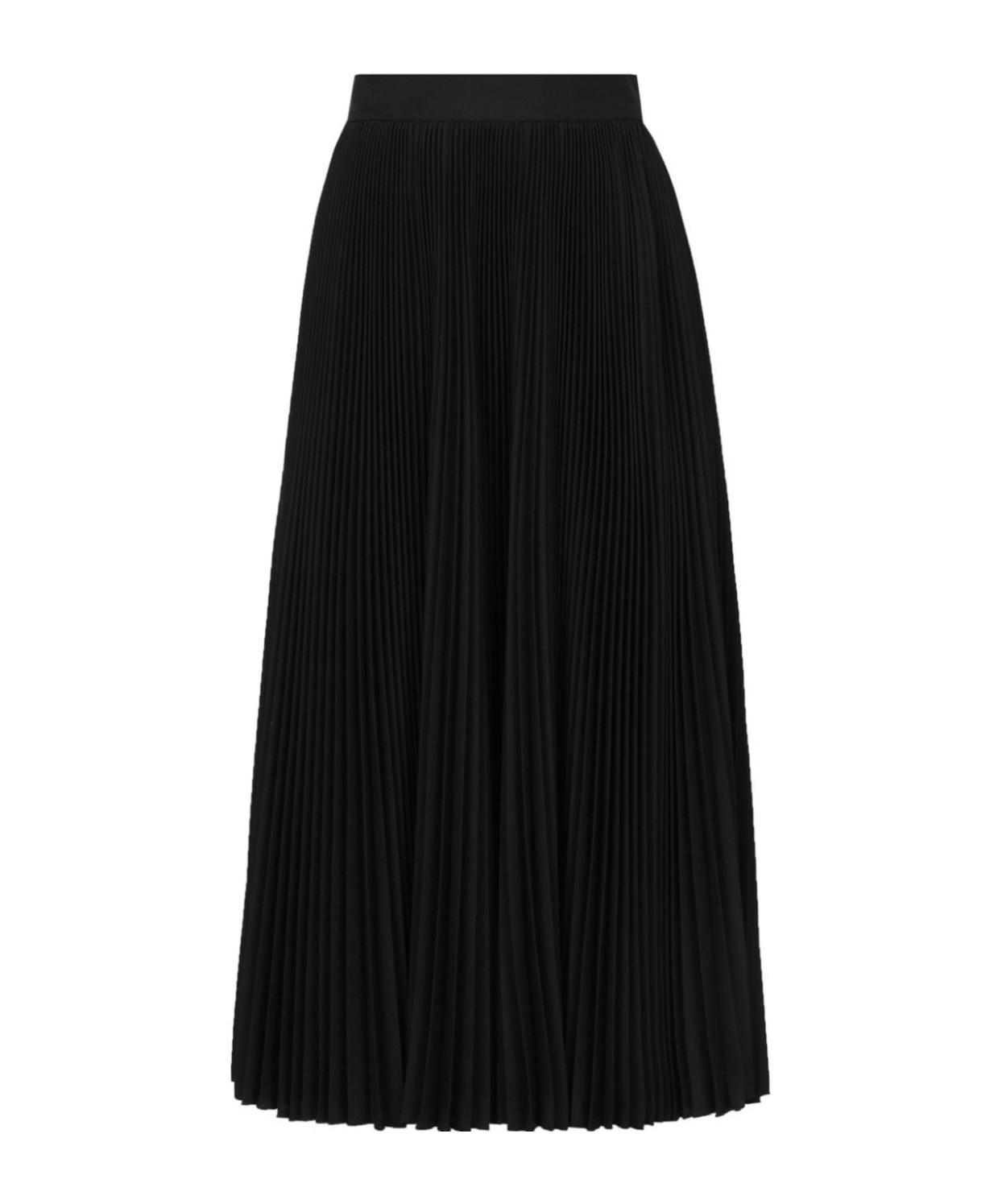 Dolce & Gabbana Pleated Skirt In Black