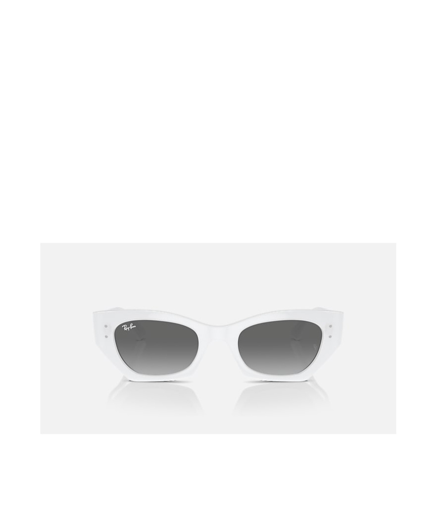 Ray Ban Full-frame Sunglasses In White