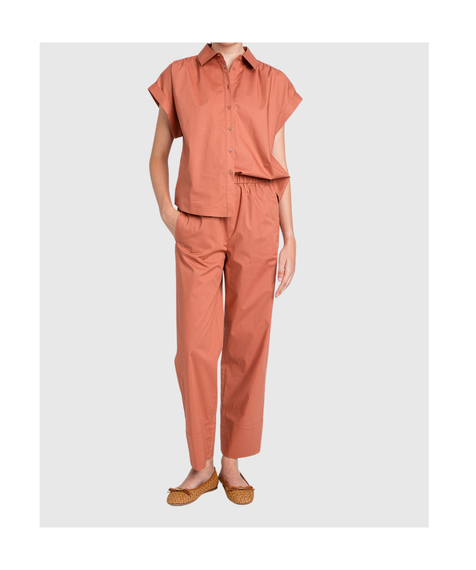 Twinset Short-sleeve Poplin Shirt