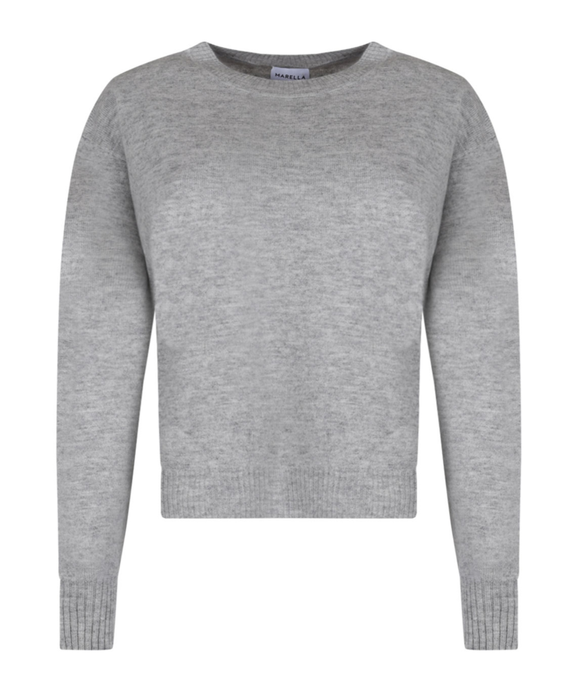 Marella Long-sleeved Sweater In Gray