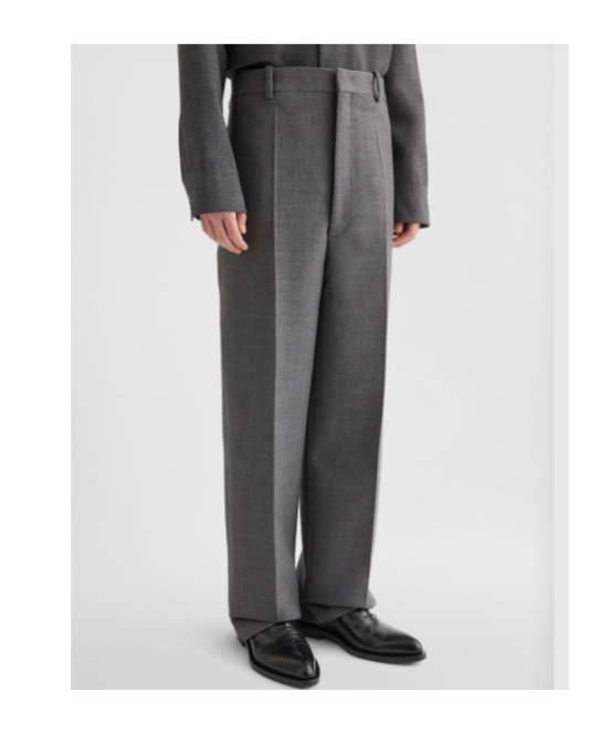 Jil Sander Pleated Trousers In Gray