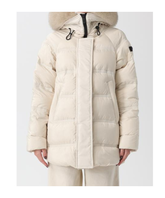Peuterey Quilted Jacket With Large Quilts In White