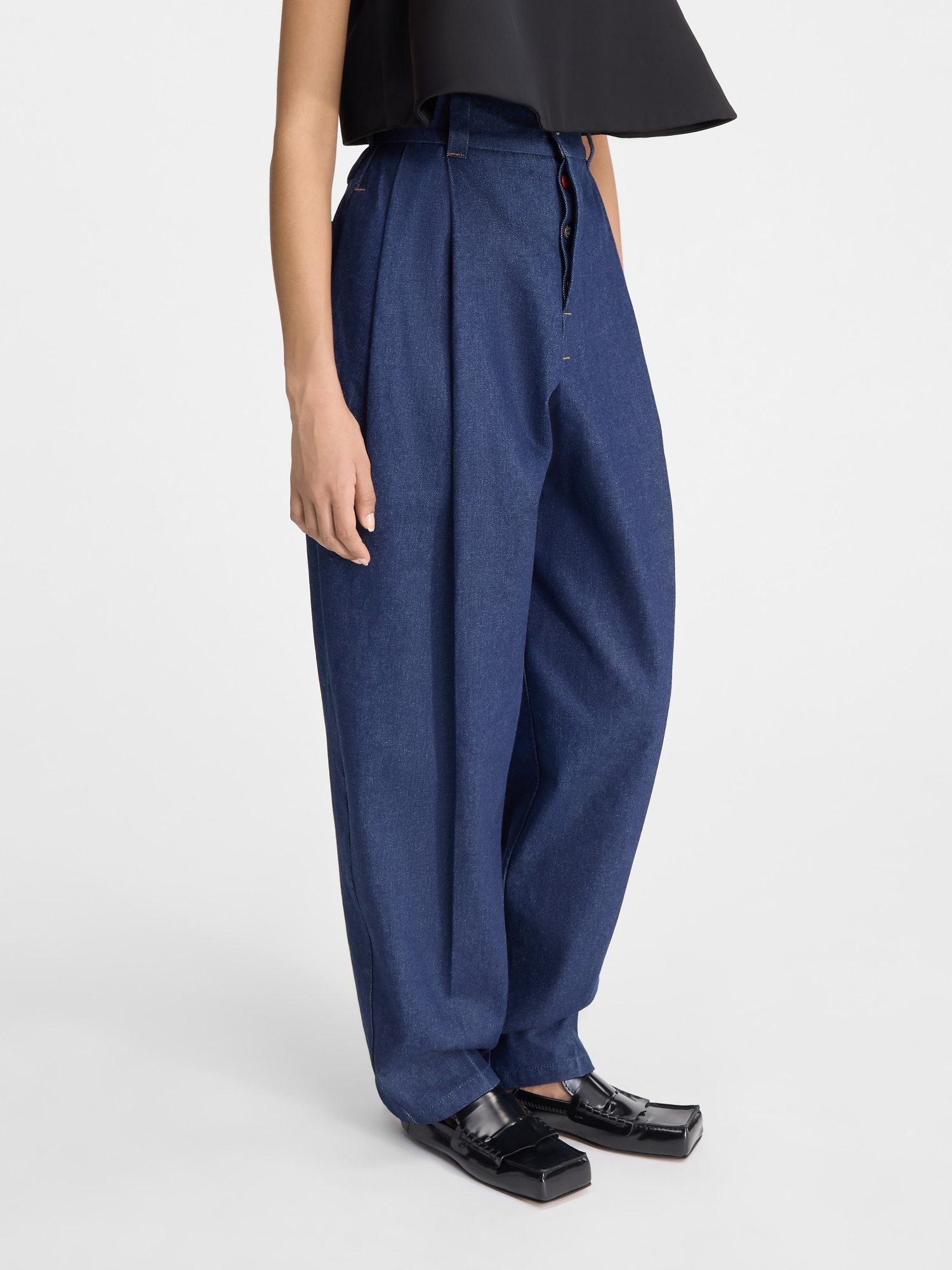 Jacquemus Belt-loop Jeans In Blue