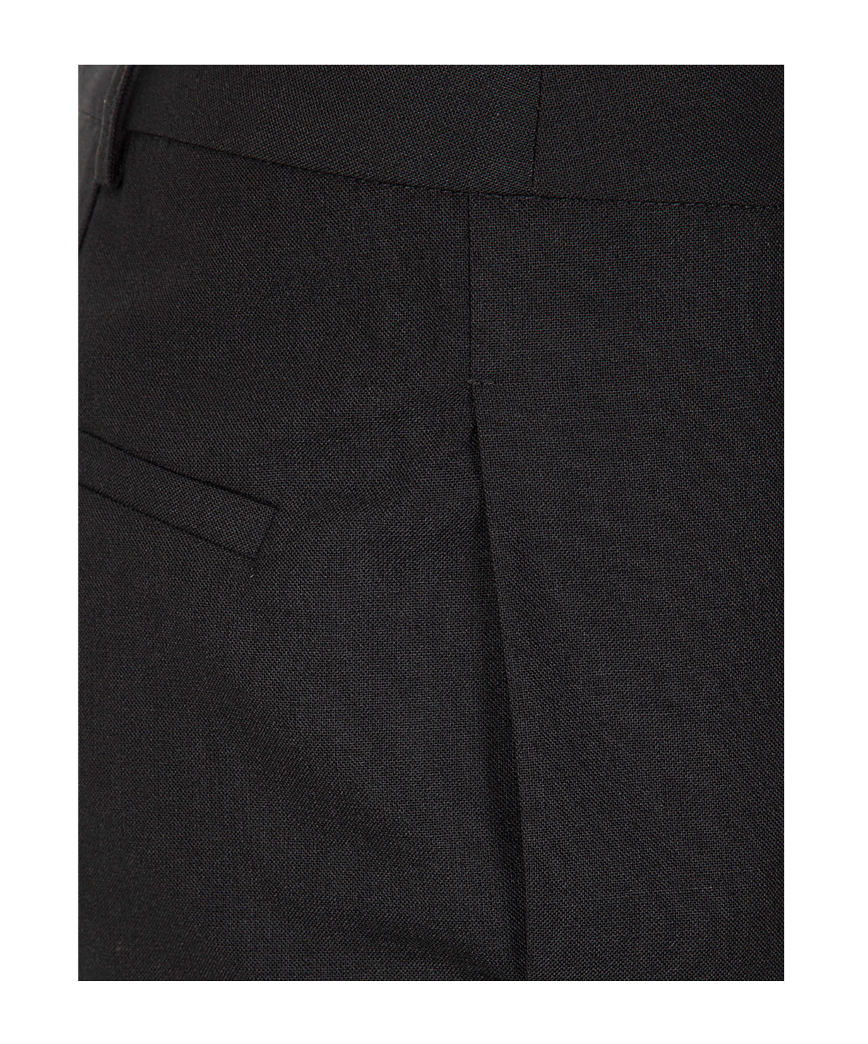 Semicouture Belt-loop Casual Pants In Black