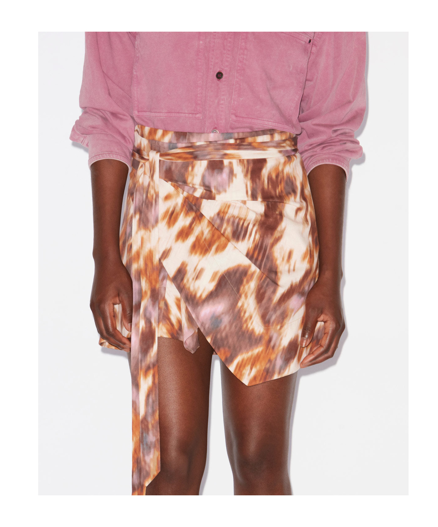 Isabel Marant Étoile Berenice Miniskirt In Nude
